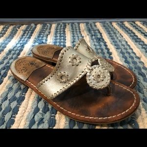 Women’s Size 8, Silver Jack Rogers